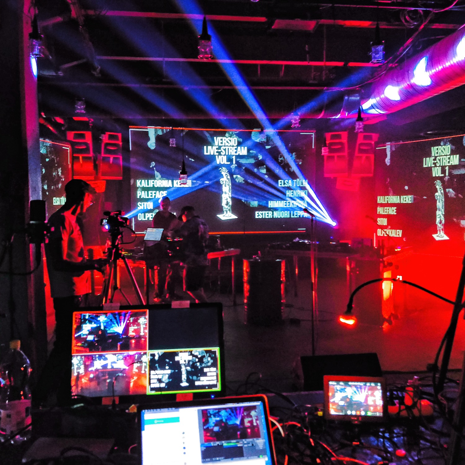 Versio vol.1 Livestream & camera mixing @ Ääniwalli 2020