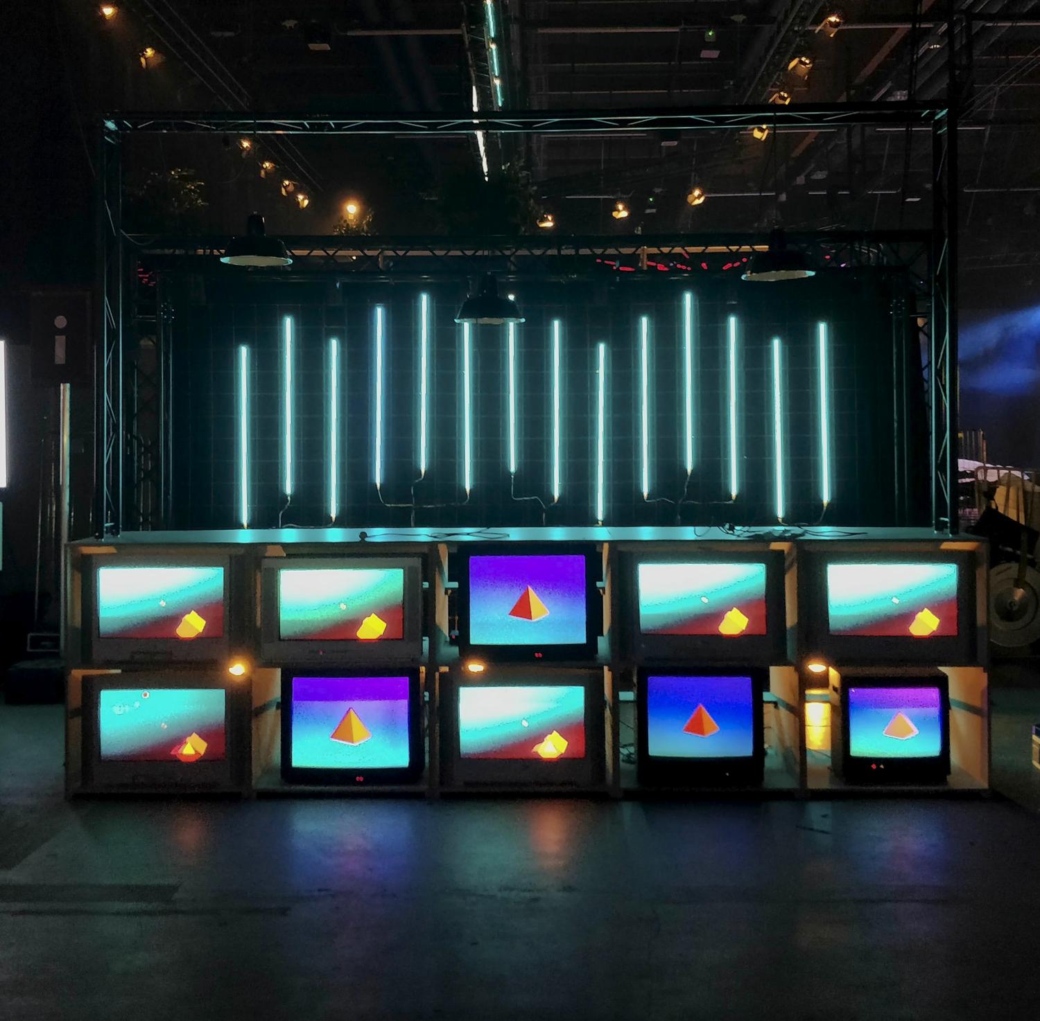 TV setup SLUSH 2019