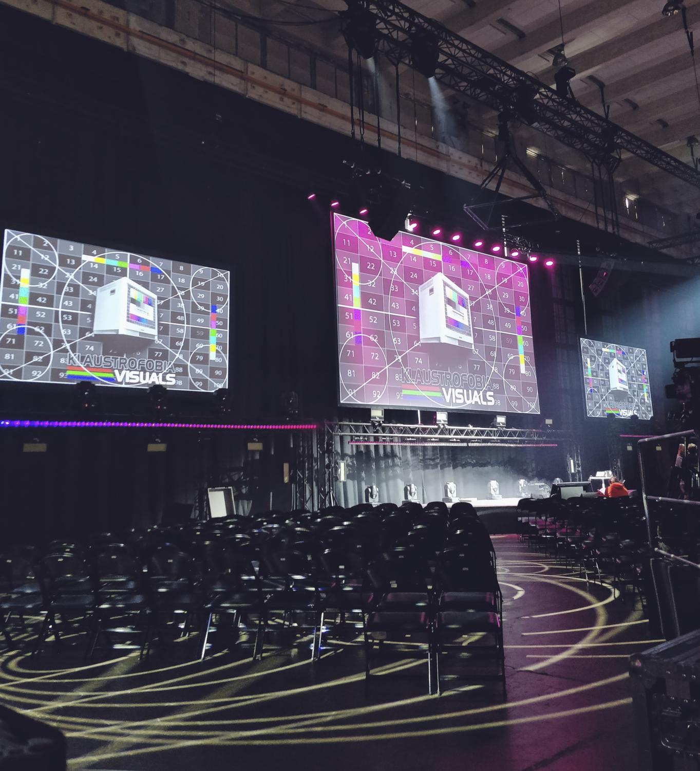 Test setup @ Shortland Gala, Kaapelitehdas 2019