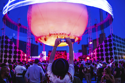 FLOW Festival Balloon Stage Visual content 2017